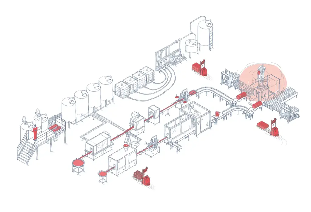 Afinomaq complete industrial production line